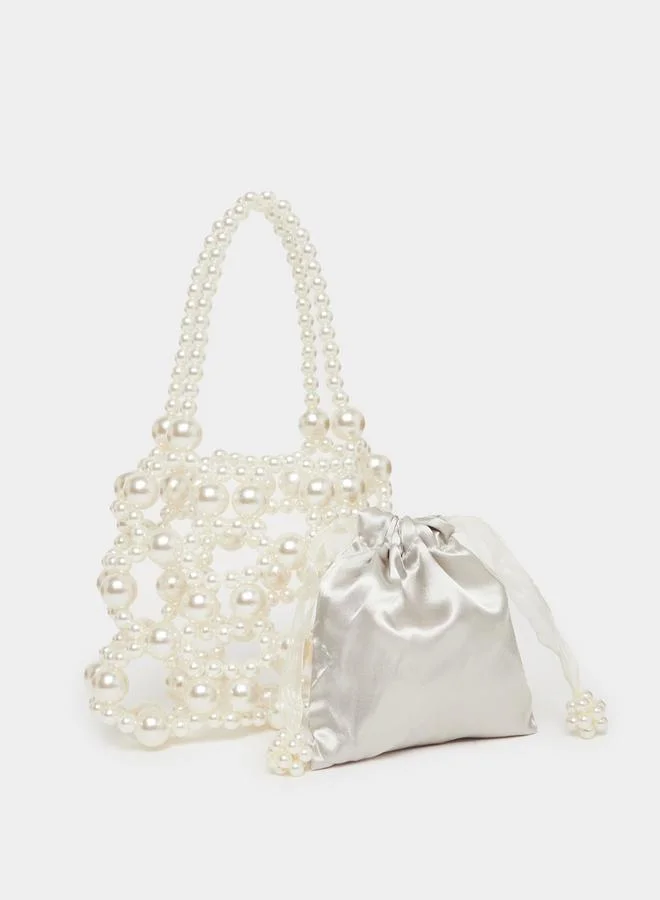 Pearl Beaded Handbag